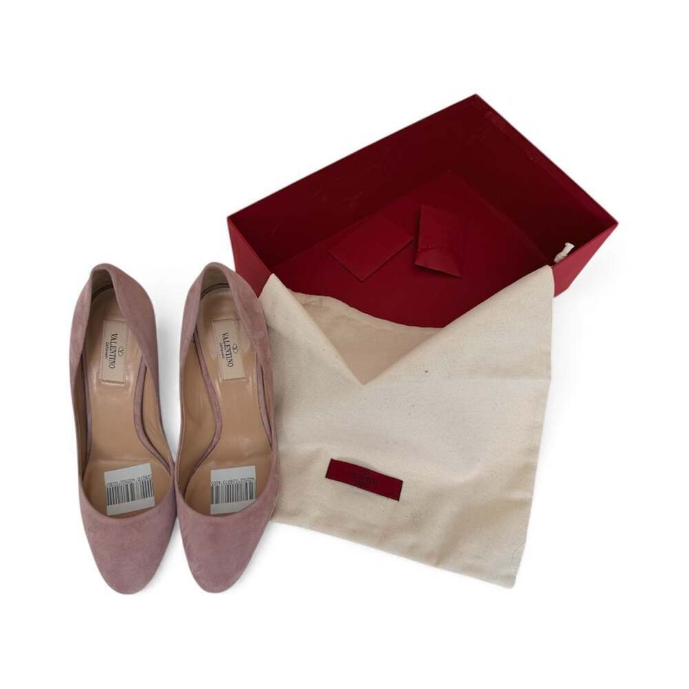 Valentino Garavani Rockstud Killer Stud 90mm Pink Suede Pumps EU 40 - Picture 3 of 12